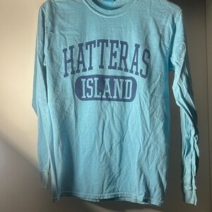 Gildan Light Blue Long Sleeve Tee